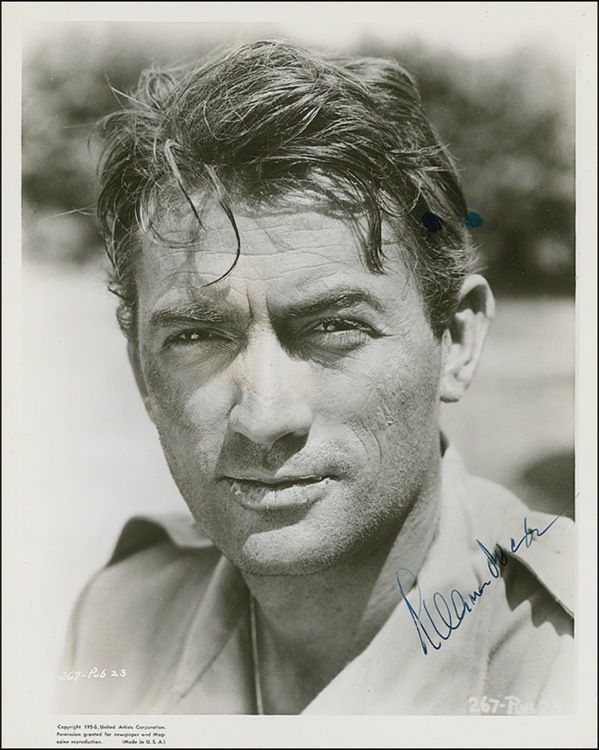 Lot #1103 Gregory Peck