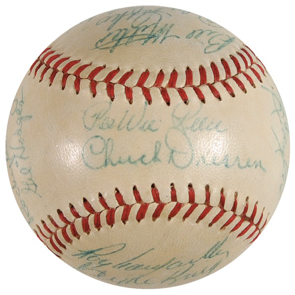 Lot #1315 Baseball: 1952 World Series