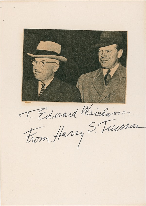 Lot #126 Harry S. Truman and Gerald Ford