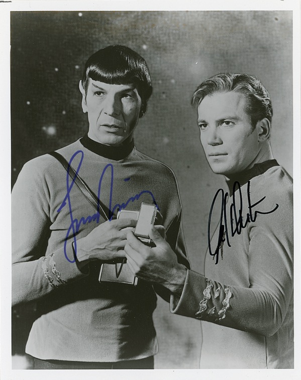 Lot #1152 Star Trek: Shatner and Nimoy
