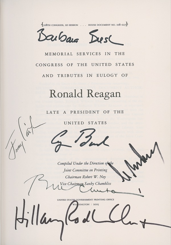 Lot #177 Ronald Reagan Tribute