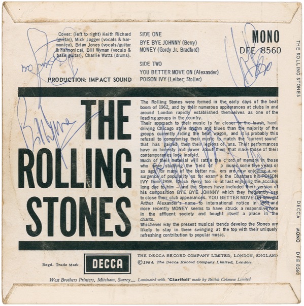 Lot #898 The Rolling Stones