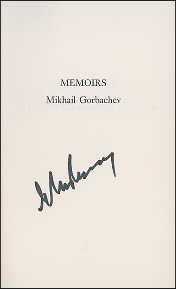 Lot #327 Mikhail Gorbachev