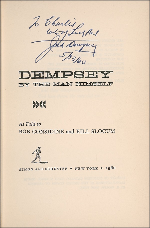 Lot #1436 Jack Dempsey