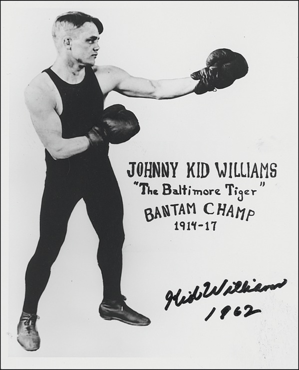 Lot #1713 Johnny “Kid” Williams