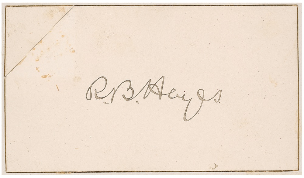 Lot #86 Rutherford B. Hayes