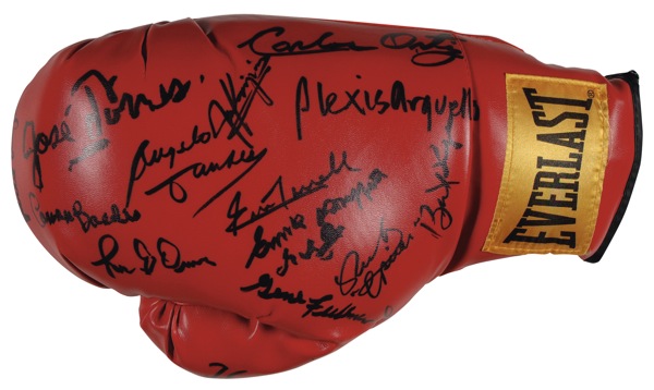 Lot #1386 Boxing Hall of Famers