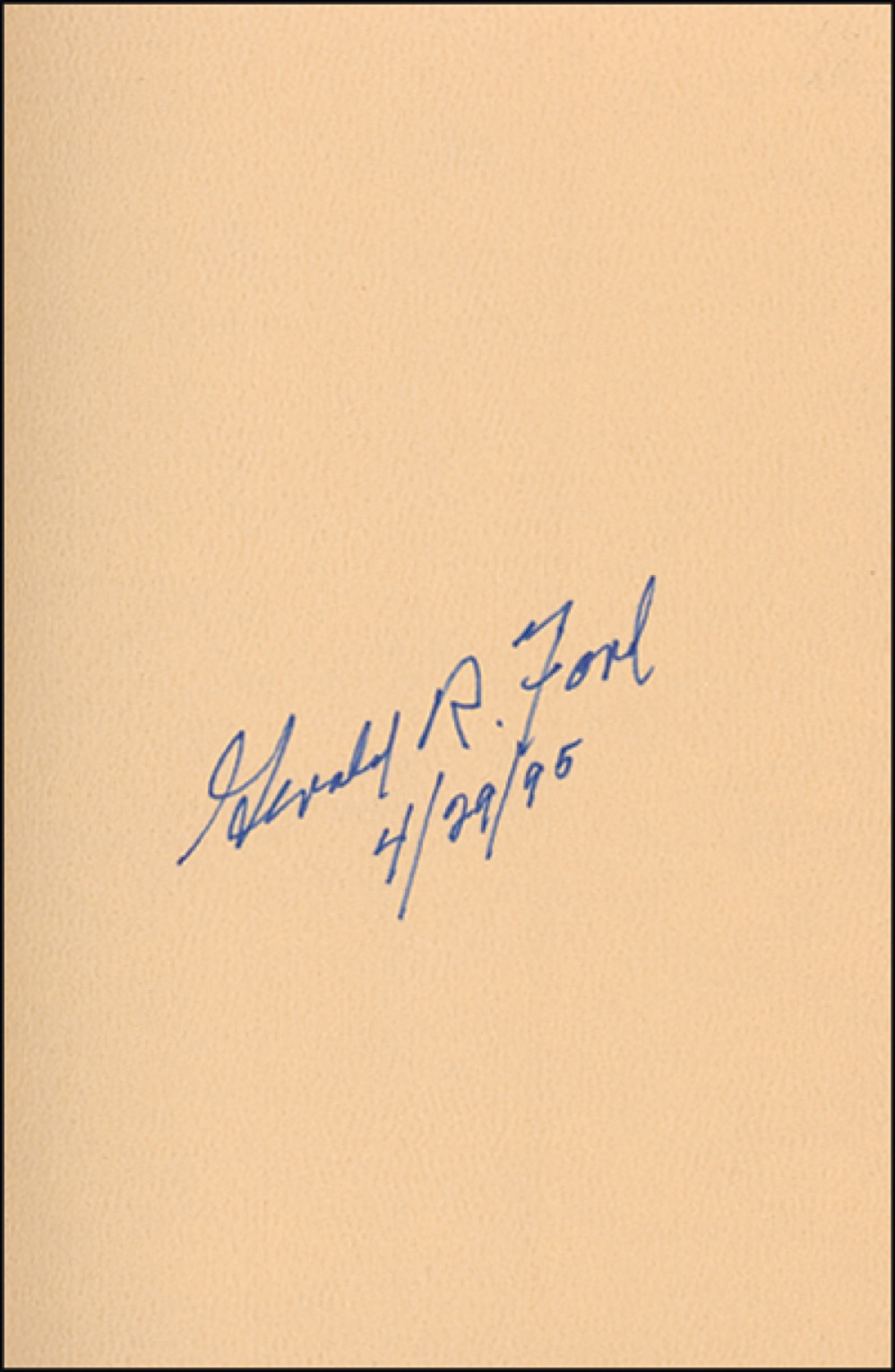 Lot #59 Gerald Ford