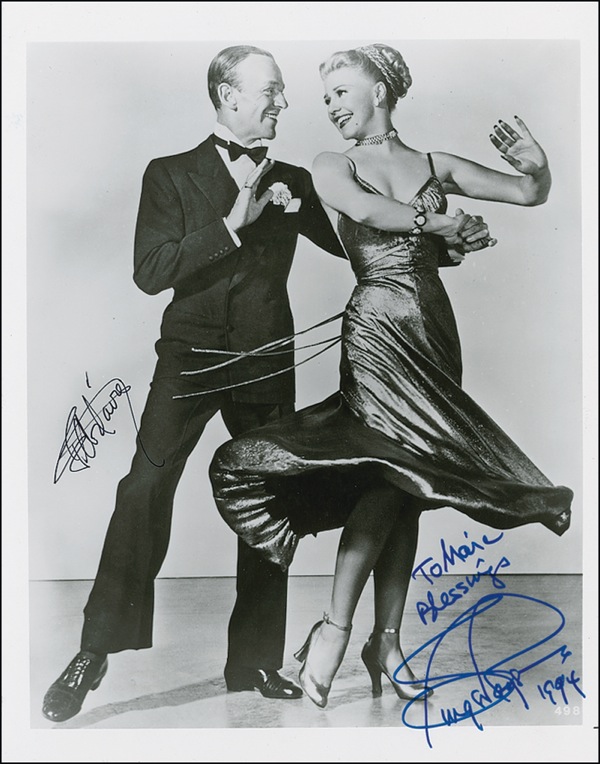 Lot #961 Fred Astaire and Ginger Rogers
