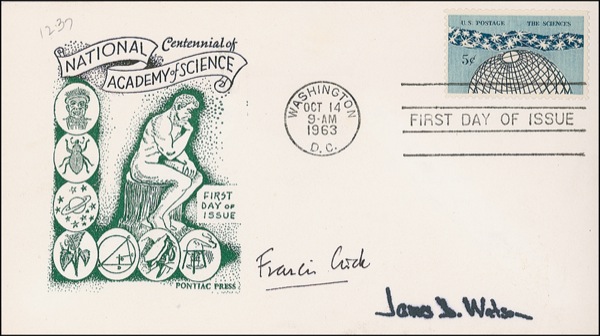 Lot #453 James D. Watson and Francis Crick