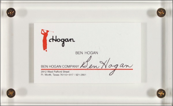 Lot #1501 Ben Hogan