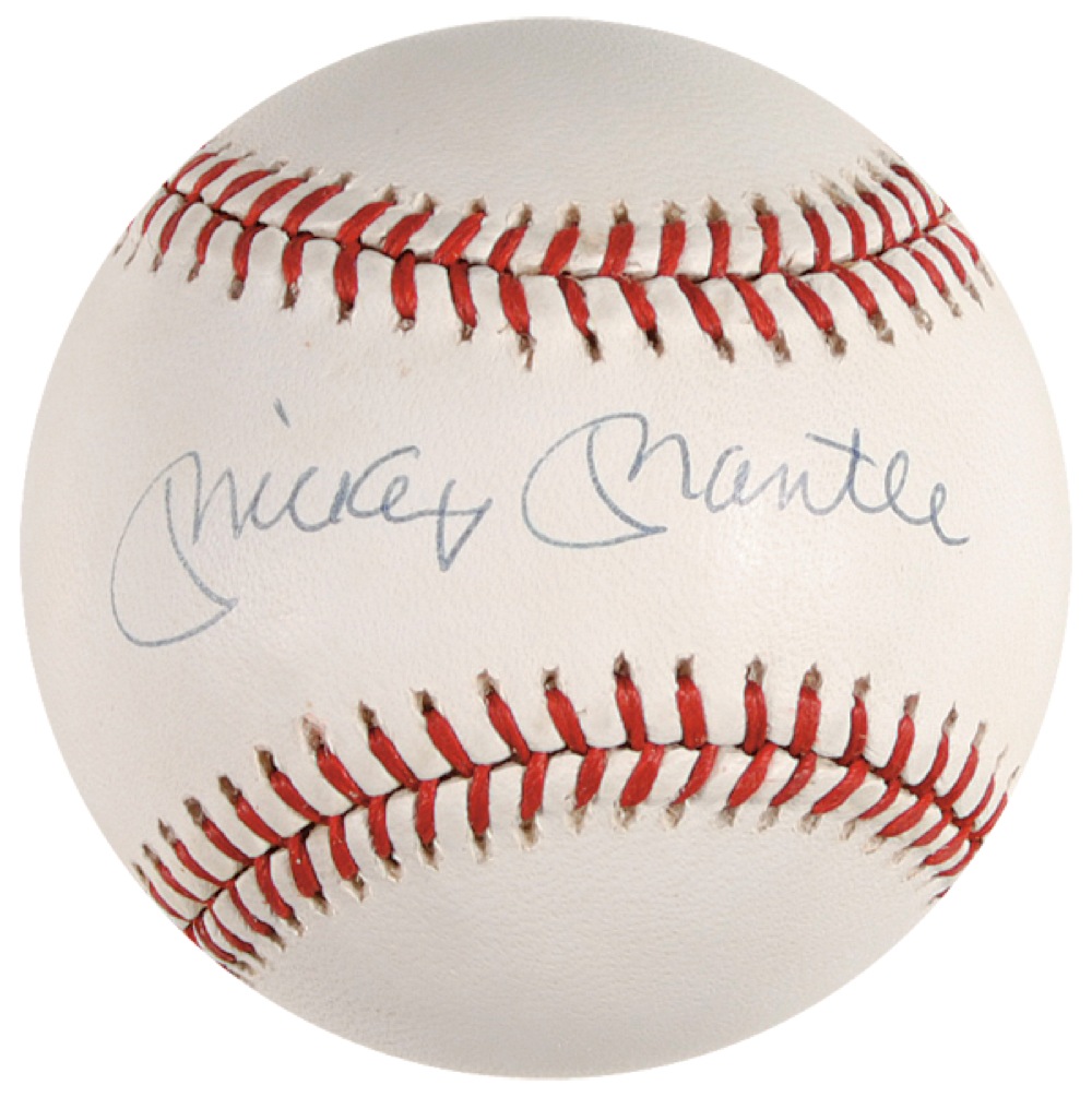 Lot #1475 Mickey Mantle