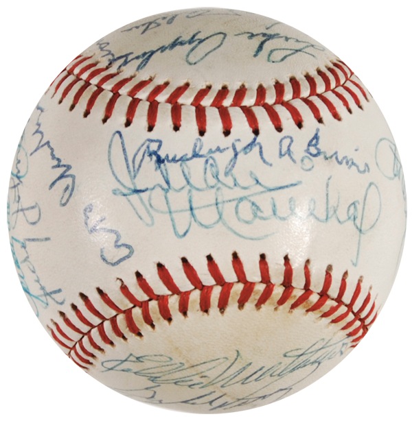 Lot #1365 Baseball: Hall of Famers