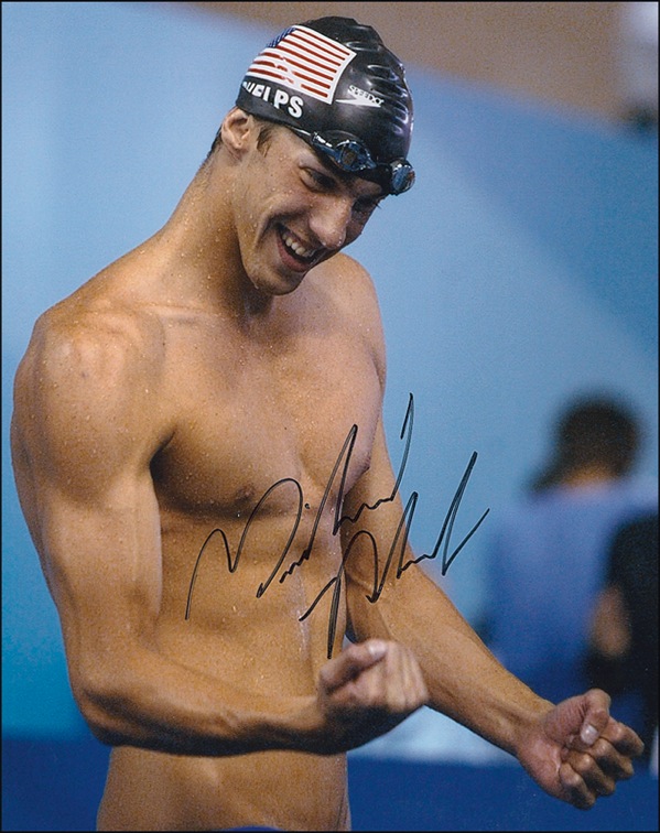 Lot #1628 Michael Phelps