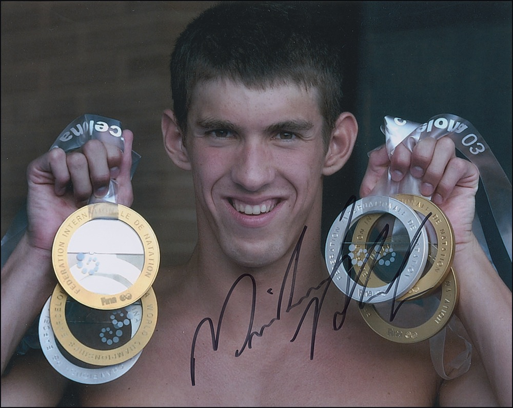 Lot #1642 Michael Phelps