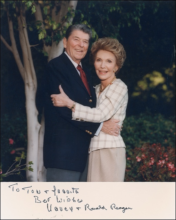 Lot #191 Ronald and Nancy Reagan