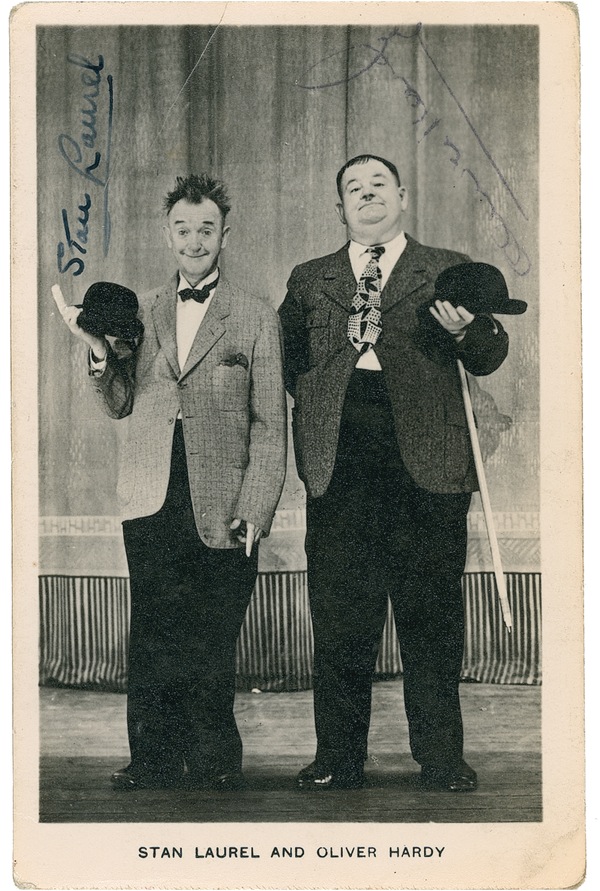 Lot #1123 Laurel and Hardy
