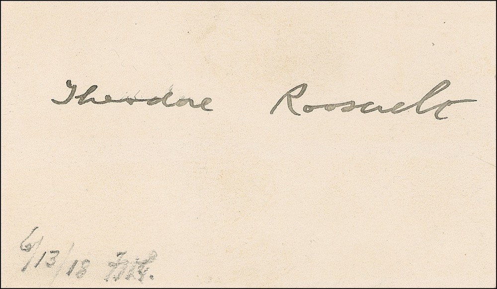 Lot #184 Theodore Roosevelt