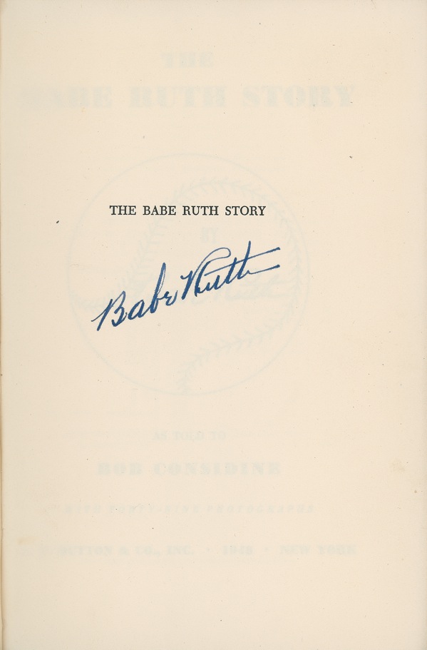 Lot #1661 Babe Ruth