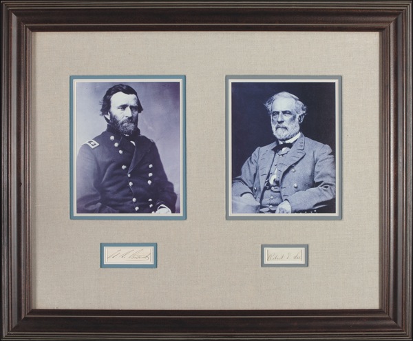 Lot #496 Robert E. Lee and U. S. Grant