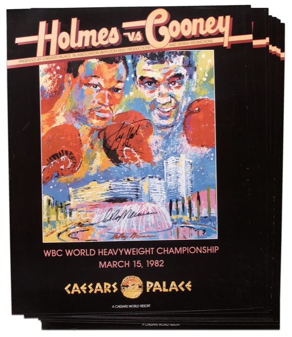 Lot #1505 Larry Holmes and LeRoy Neiman