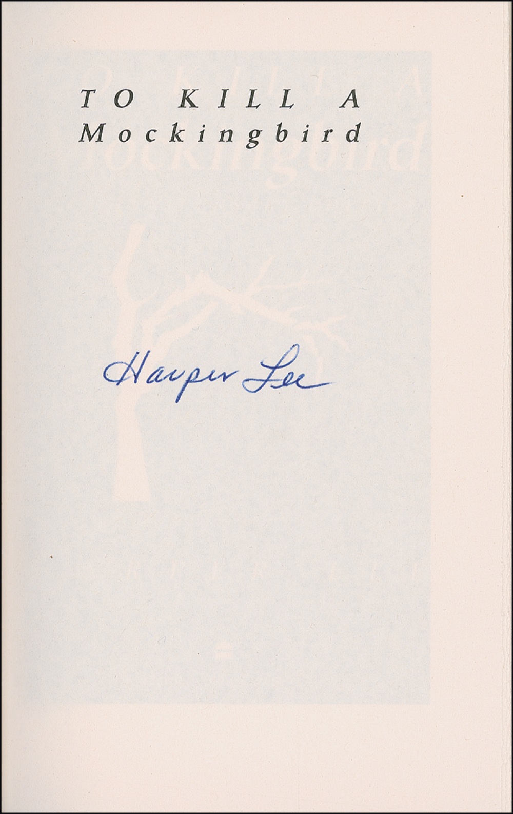 Lot #443 Harper Lee