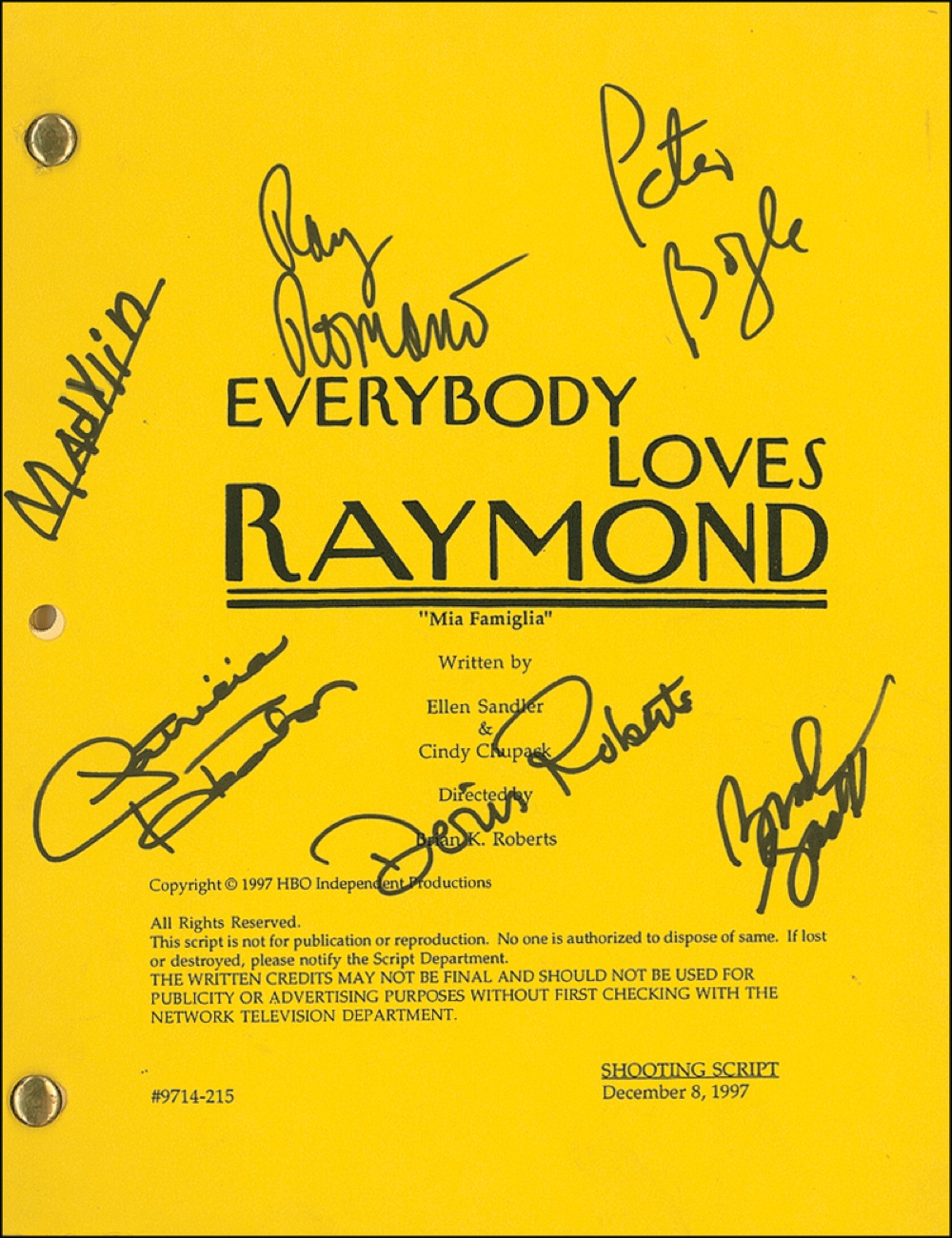 Lot #949  Everybody Loves Raymond