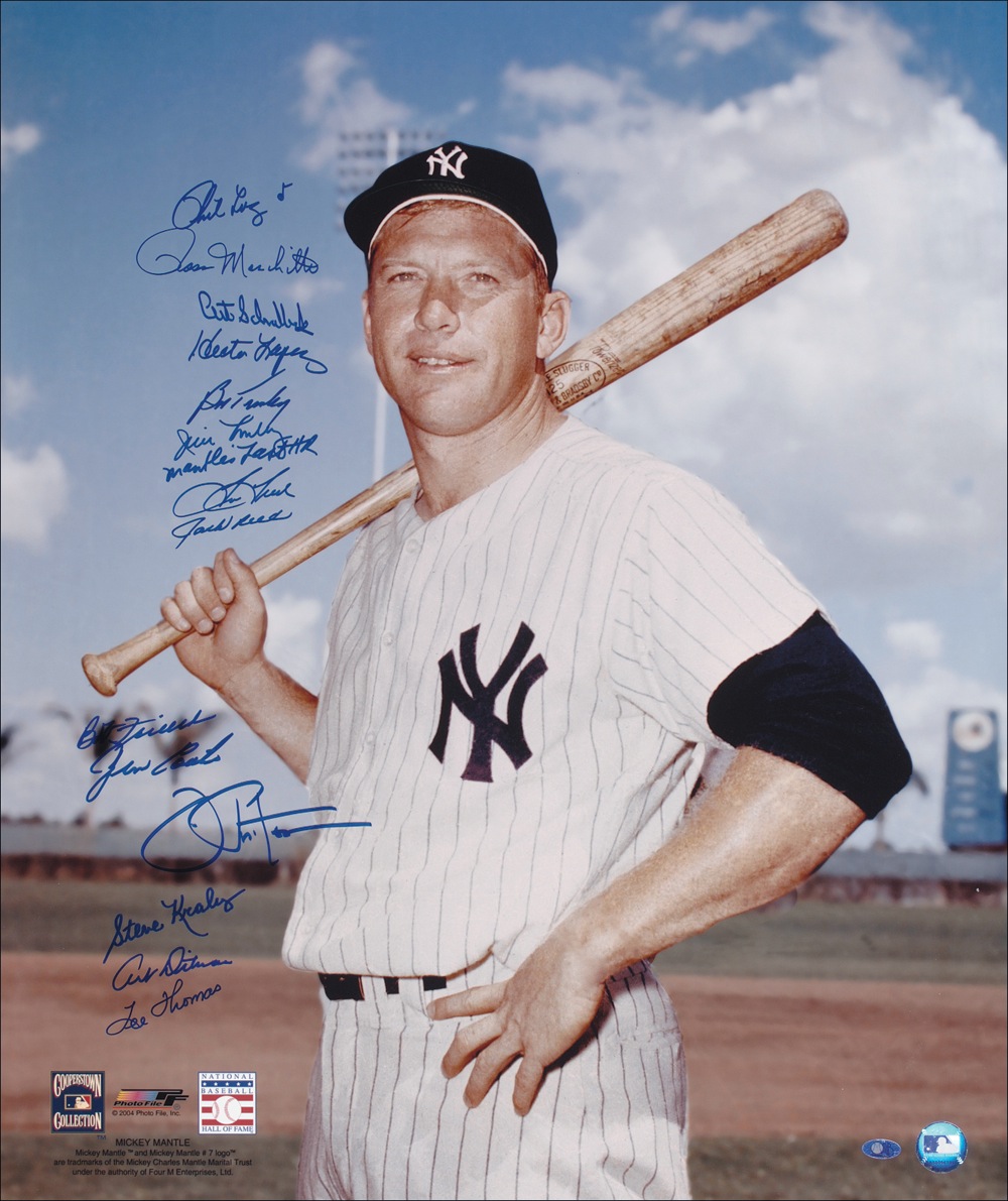Lot #1545 Mickey Mantle Tribute