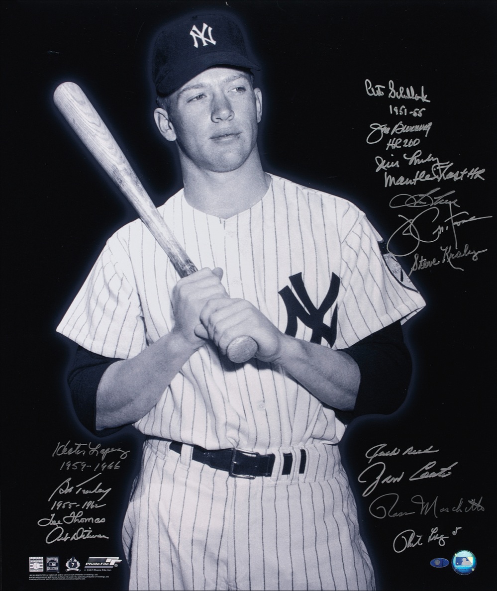 Lot #1546 Mickey Mantle Tribute