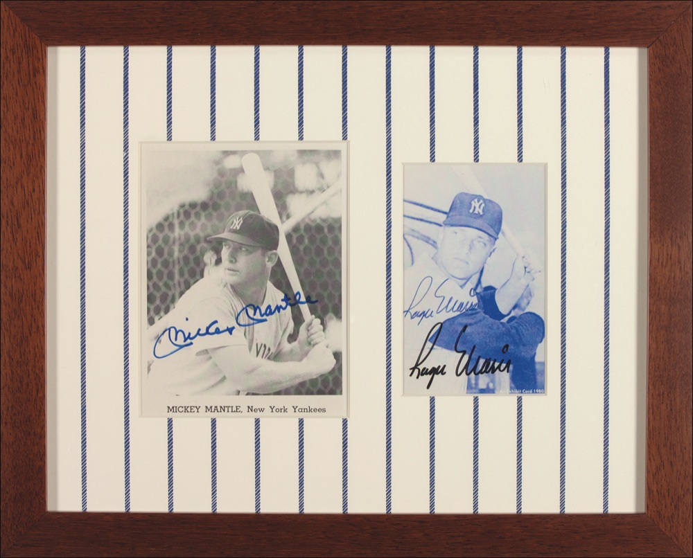 Lot #1527 Mickey Mantle and Roger Maris