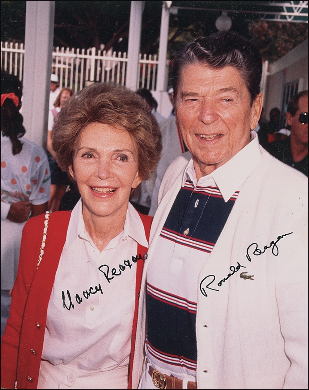 Lot #165 Ronald and Nancy Reagan