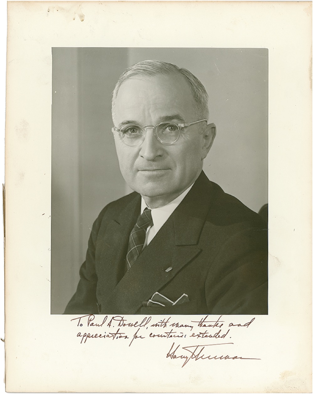 Lot #206 Harry S. Truman