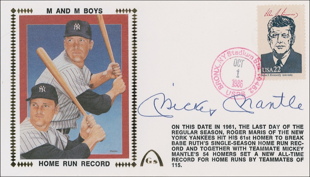Lot #1544 Mickey Mantle
