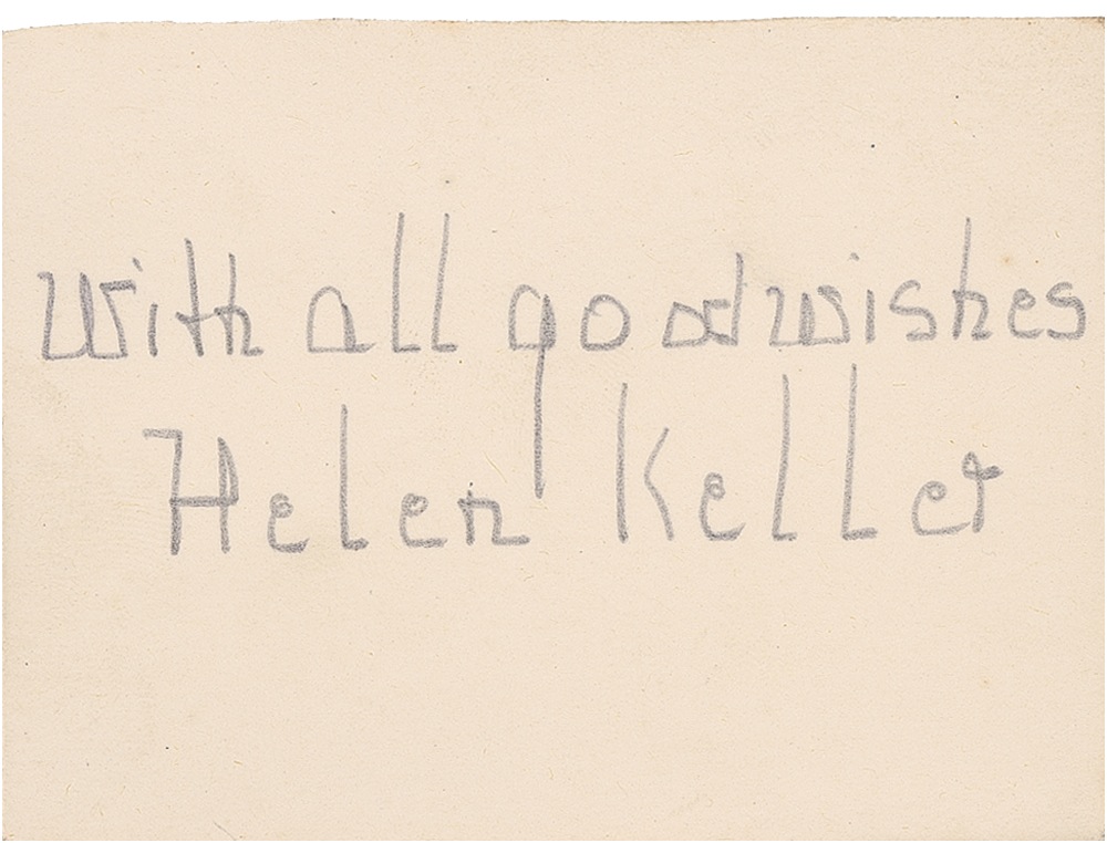 Lot #329 Helen Keller