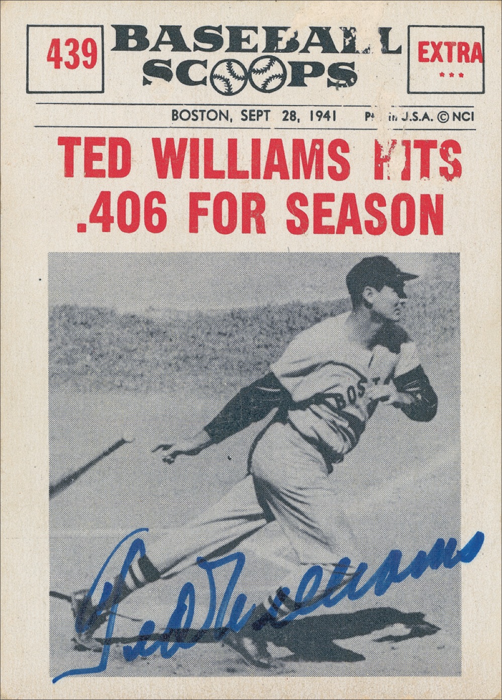 Lot #1634 Ted Williams