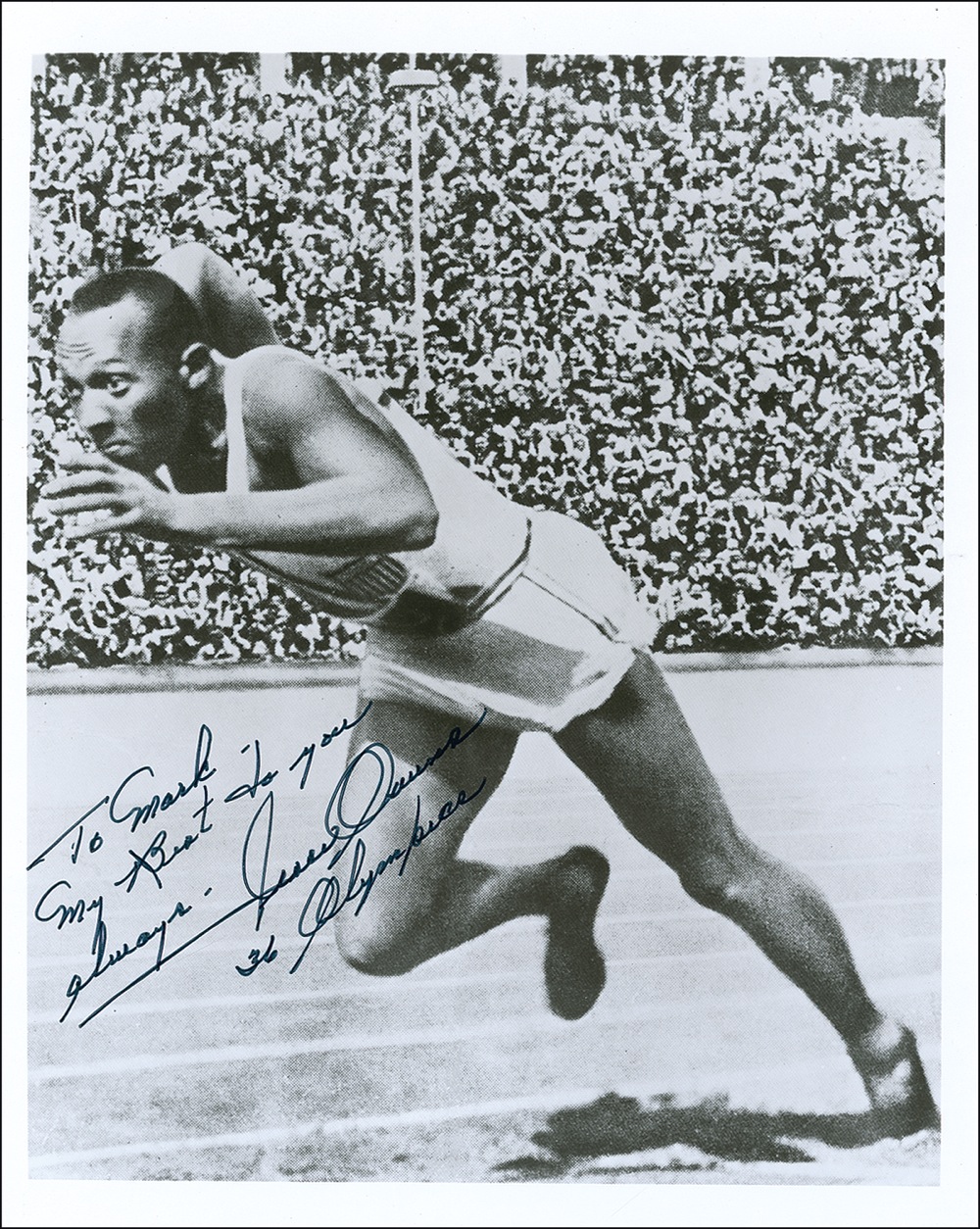 Lot #1625 Jesse Owens