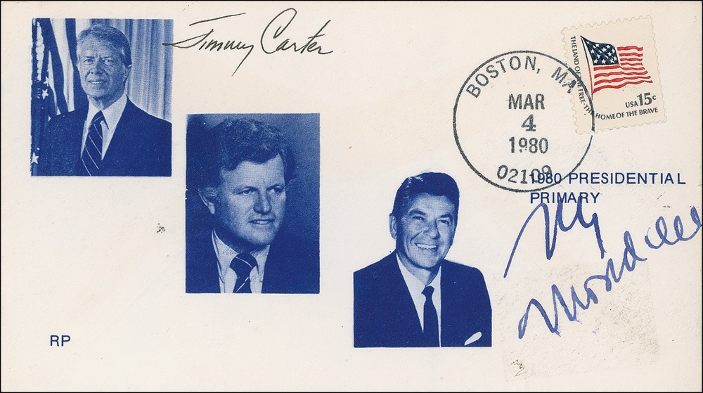 Lot #14 Jimmy Carter and Walter Mondale - Image 1