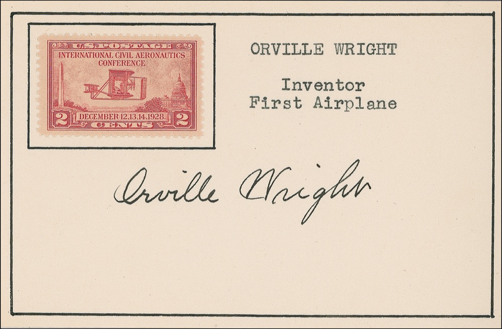 Lot #398 Orville Wright