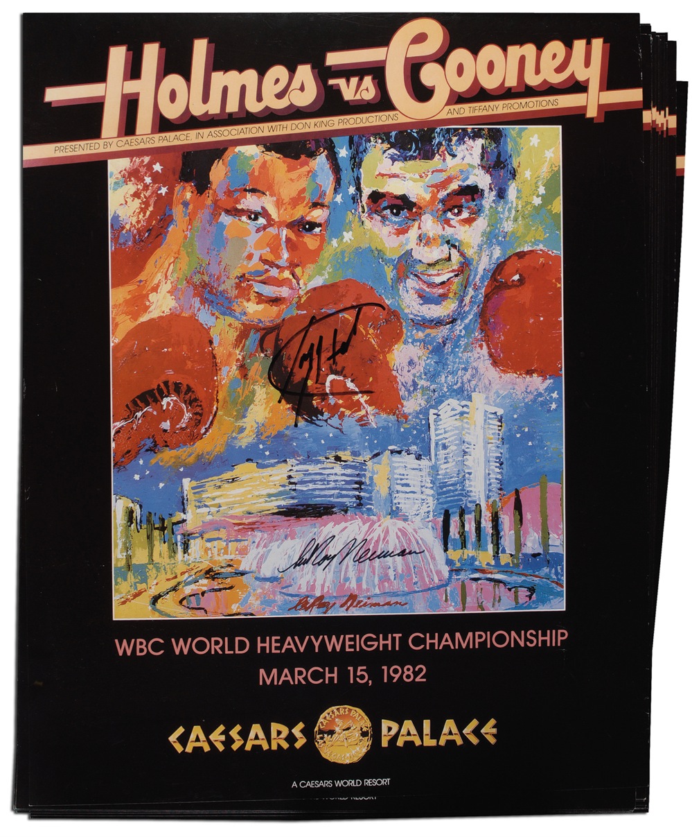Lot #1450 Larry Holmes and LeRoy Neiman