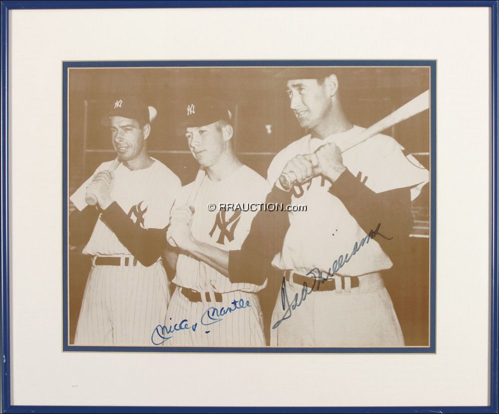 Lot #1528 Mickey Mantle and Ted Williams