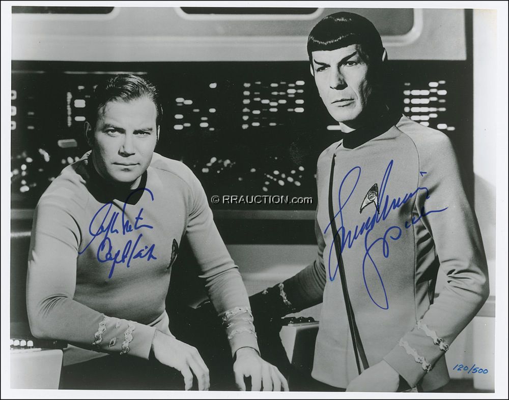 Lot #1136  Star Trek: Shatner and Nimoy