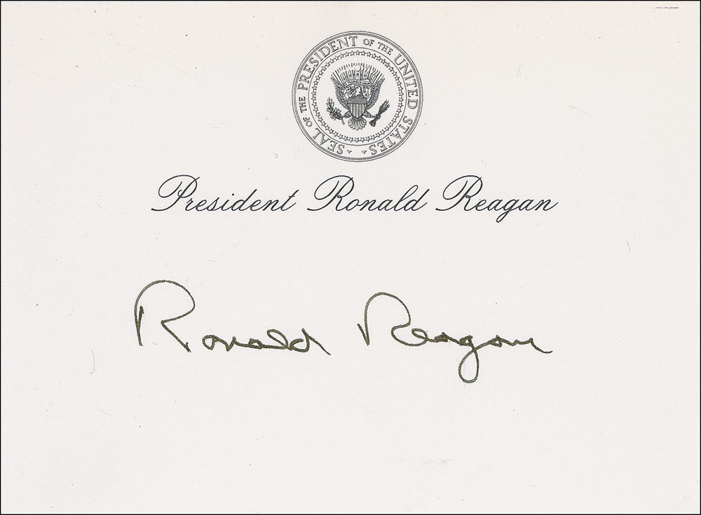 Lot #122 Ronald Reagan