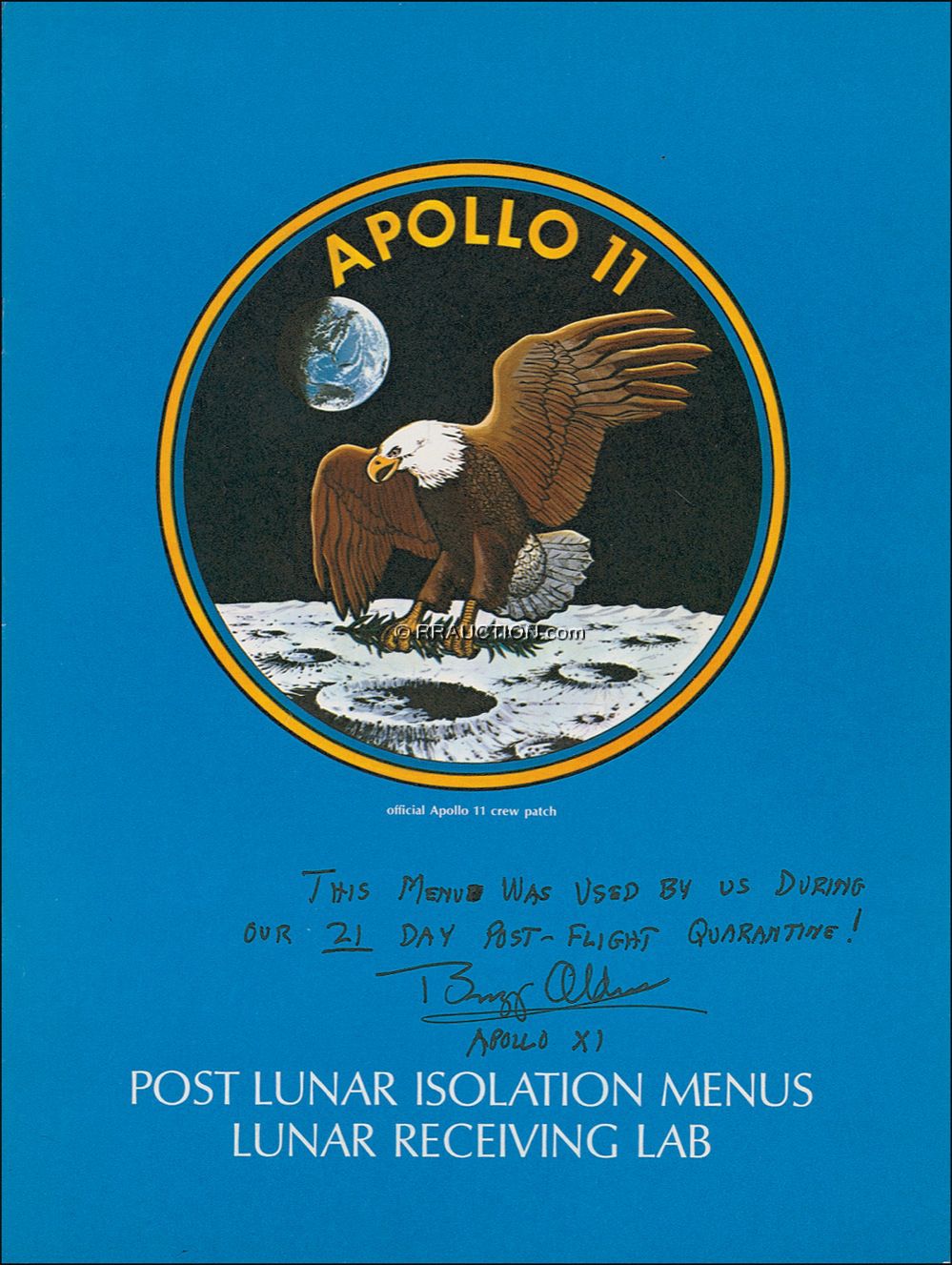 Lot #499  Apollo 11