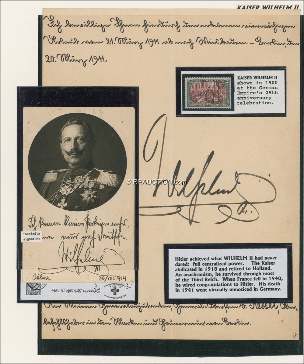Lot #415 Wilhelm II