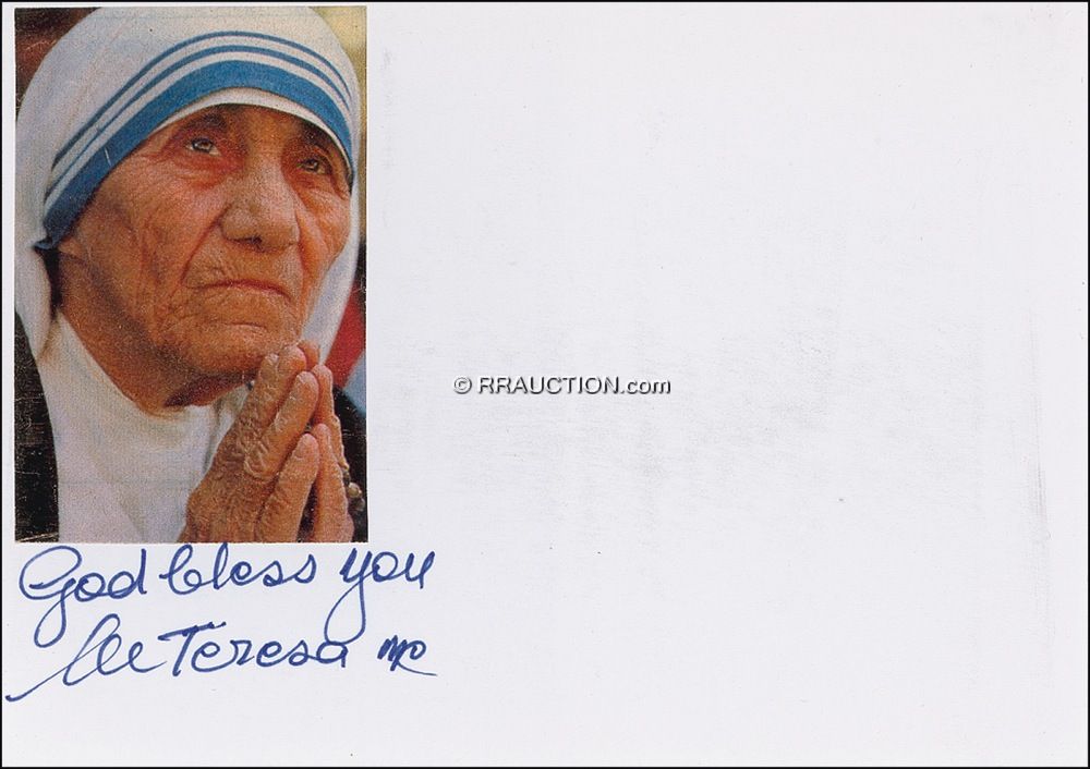 Lot #341 Mother Teresa