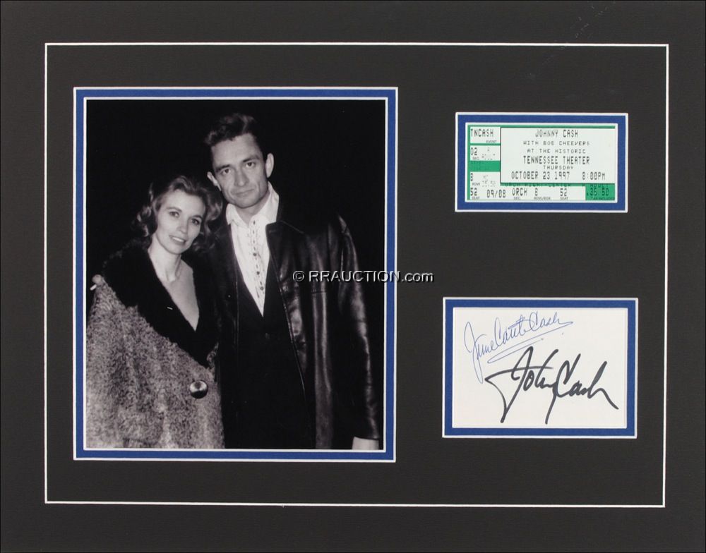 Lot #753 Johnny and June Carter Cash