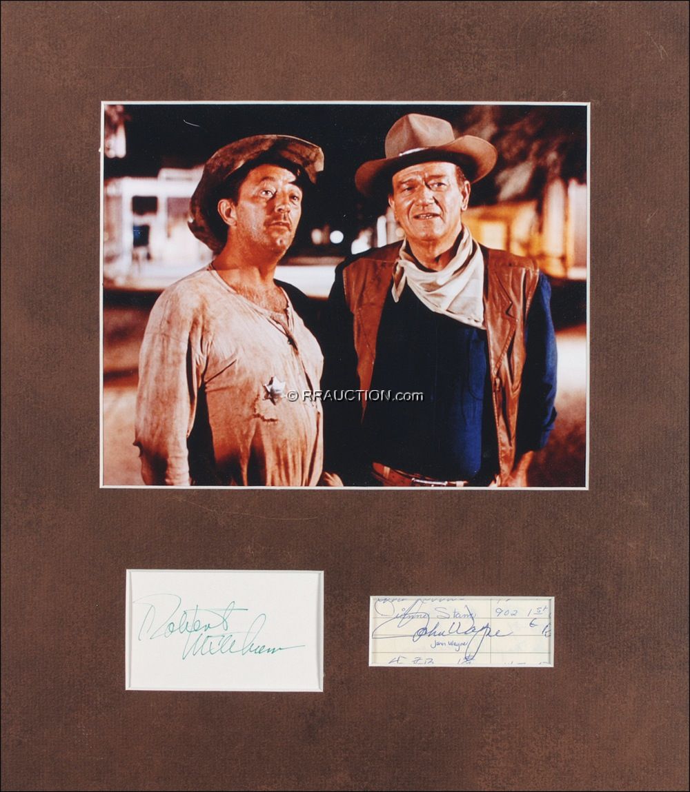 Lot #1271 John Wayne and Robert Mitchum