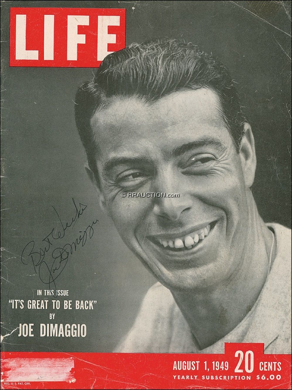 Lot #1381 Joe DiMaggio