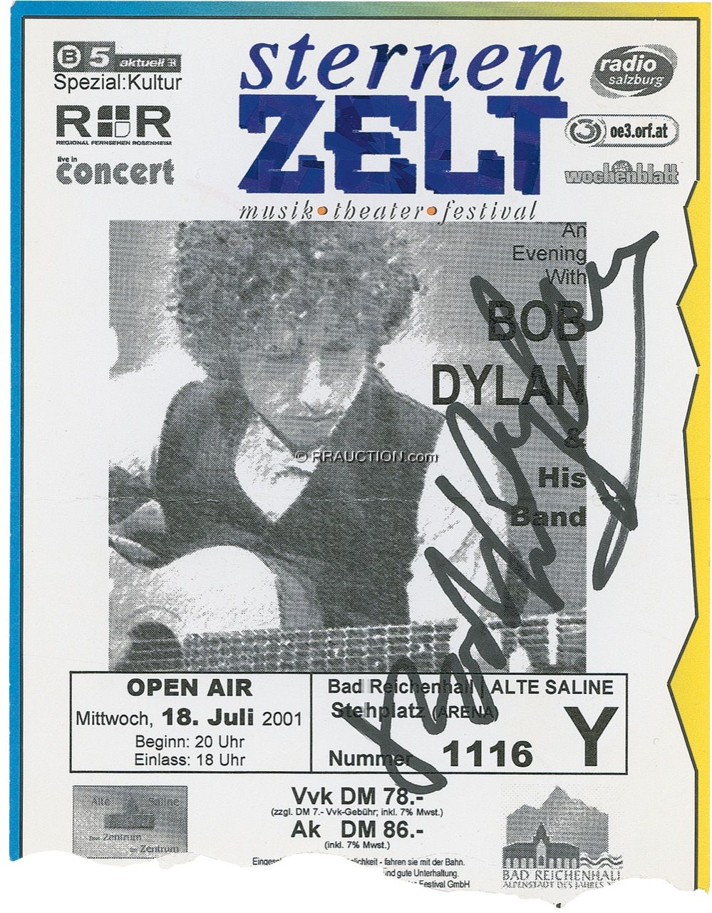 Lot #776 Bob Dylan