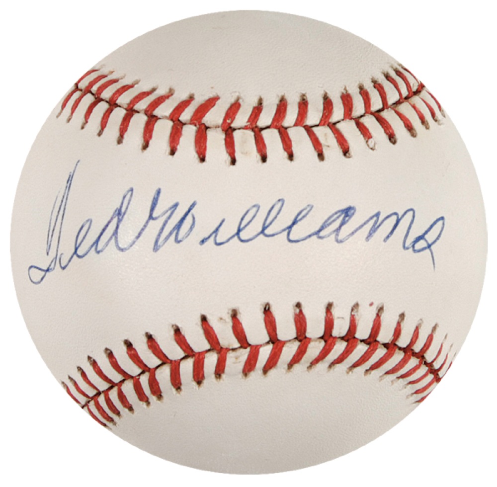 Lot #1585 Ted Williams